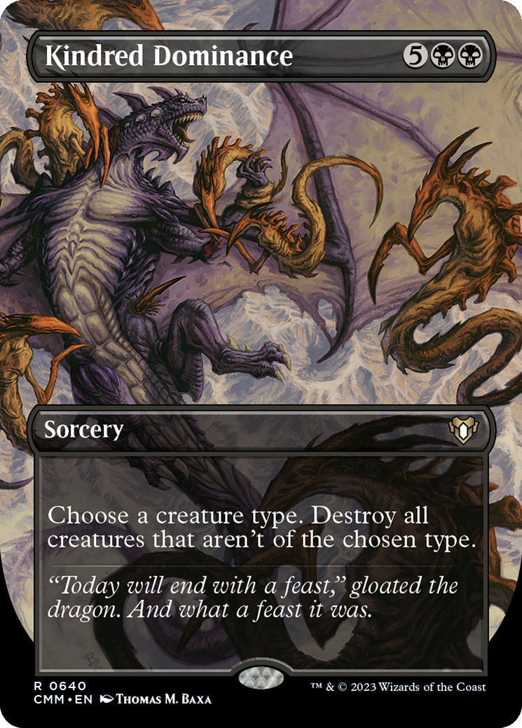 Kindred Dominance (CMM-640) (Borderless) (Foil)