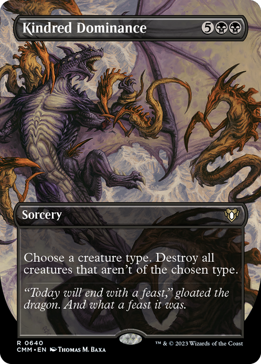 Kindred Dominance (CMM-640) (Borderless) (Foil)