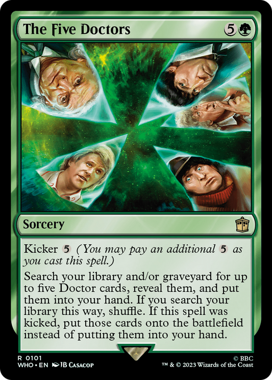 The Five Doctors (WHO-101) (Foil)