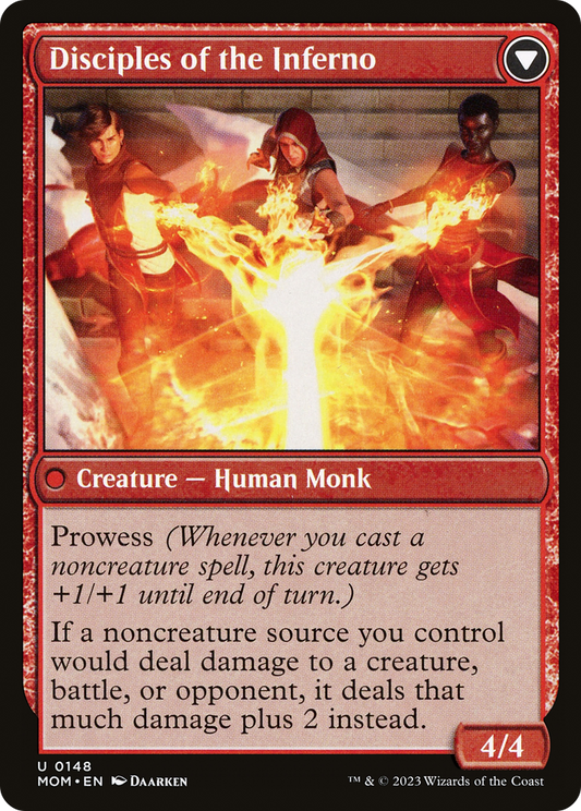 Invasion of Regatha // Disciples of the Inferno (MOM-148) (Foil)