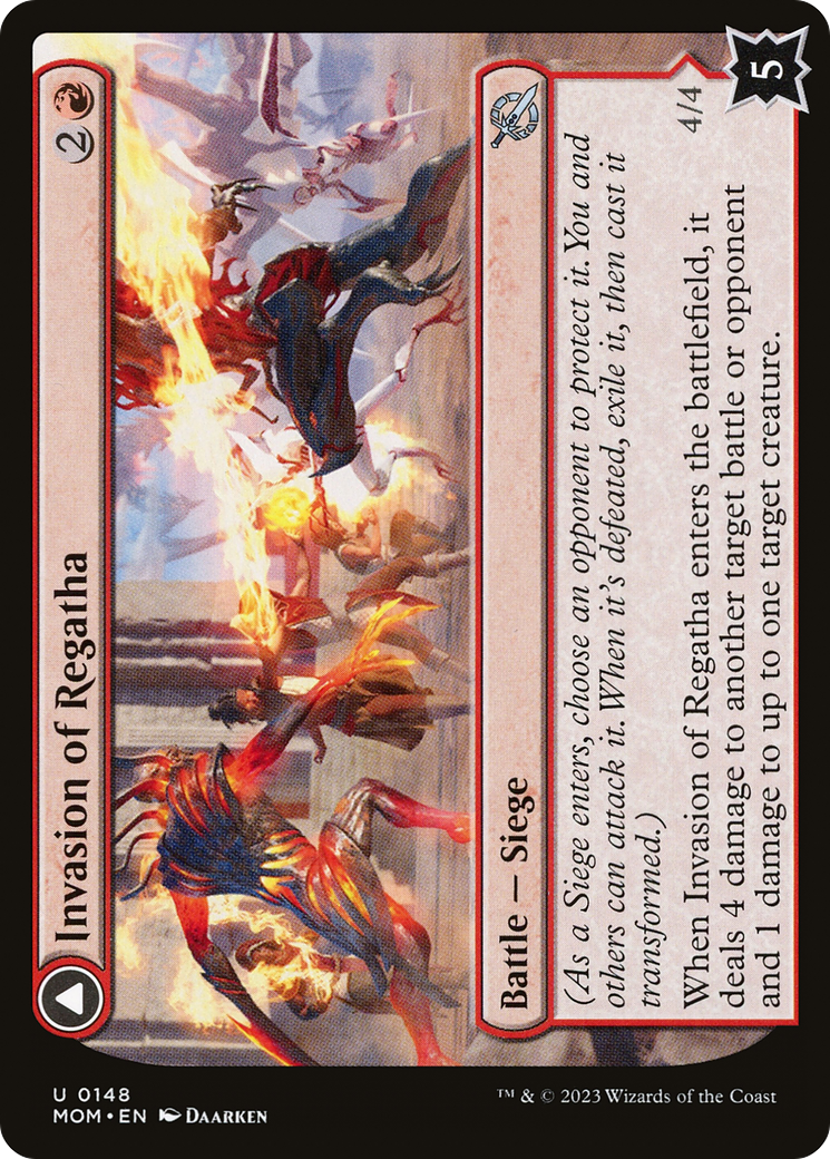 Invasion of Regatha // Disciples of the Inferno (MOM-148)