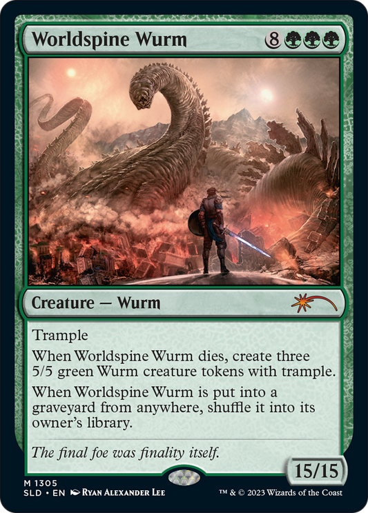 Worldspine Wurm (SLD-1305) (Foil)