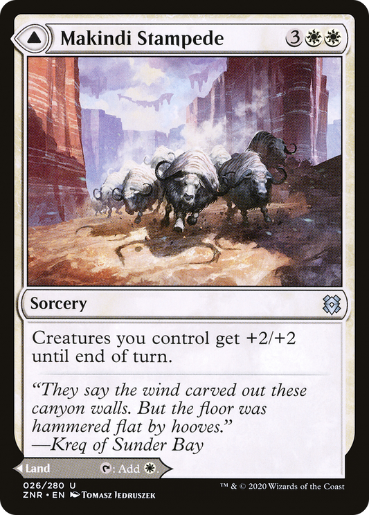 Makindi Stampede // Makindi Mesas (ZNR-026) (Foil)
