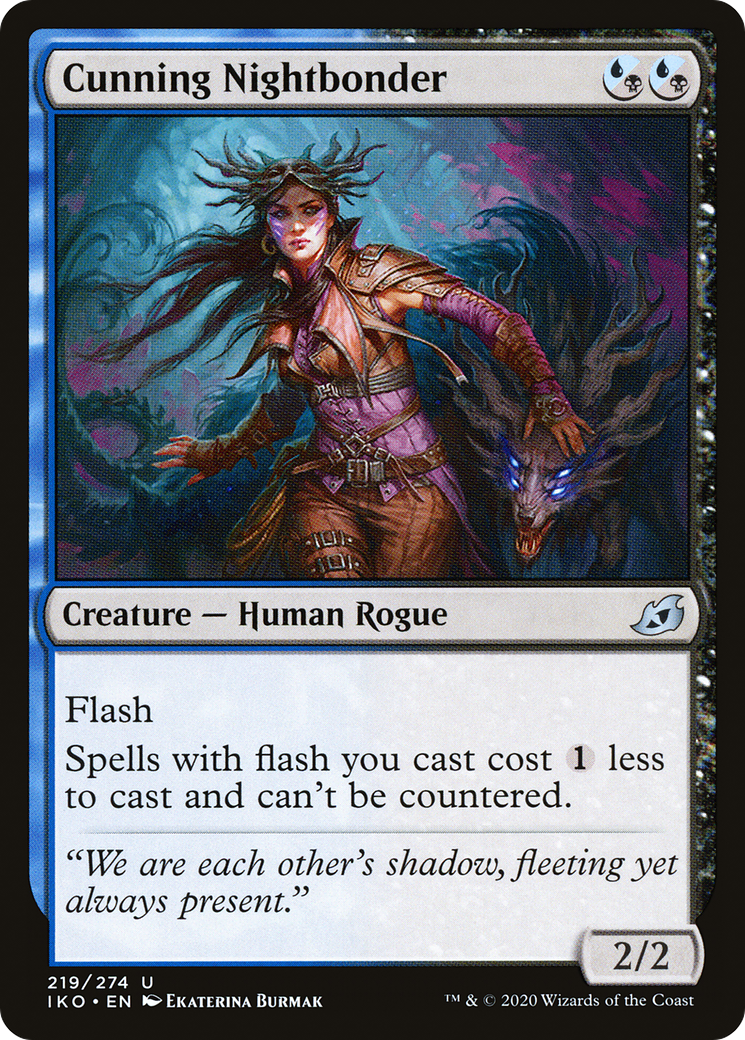 Cunning Nightbonder (IKO-219) (Foil)