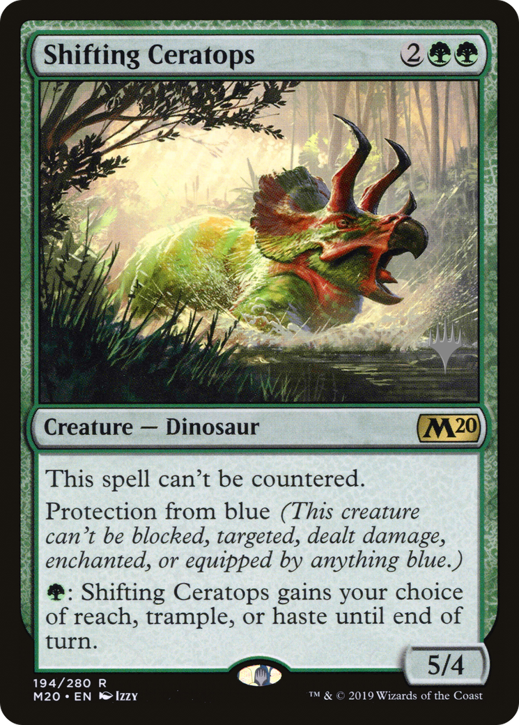 Shifting Ceratops (PPM20-194P) (Foil)