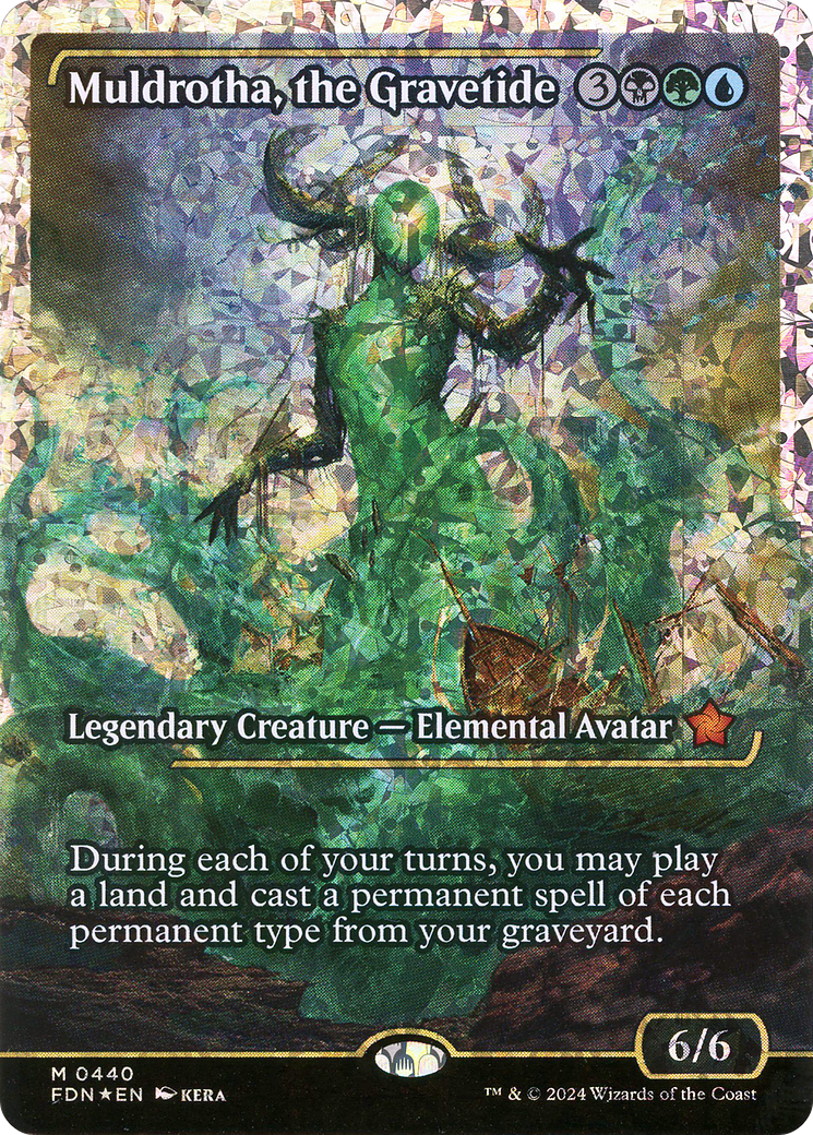 Muldrotha, the Gravetide (FDN-440) (Showcase) (Fracture Foil)