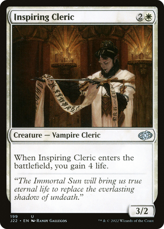Inspiring Cleric (J22-199)