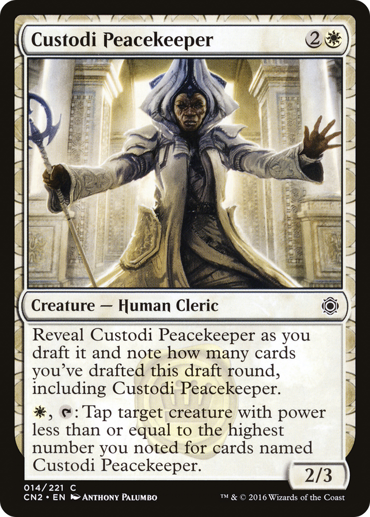 Custodi Peacekeeper (CN2-014) (Foil)