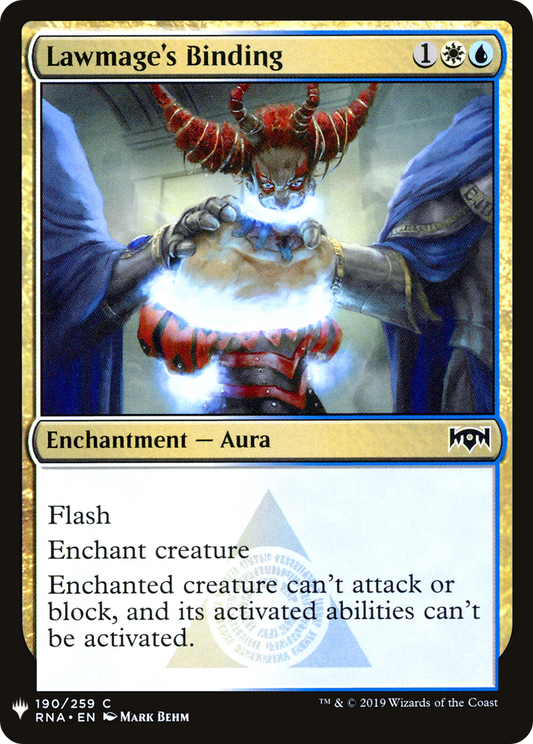 Lawmage's Binding (LIST-RNA-190)