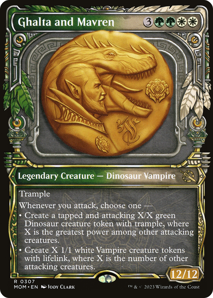 Ghalta and Mavren (MOM-307) (Showcase) (Foil)