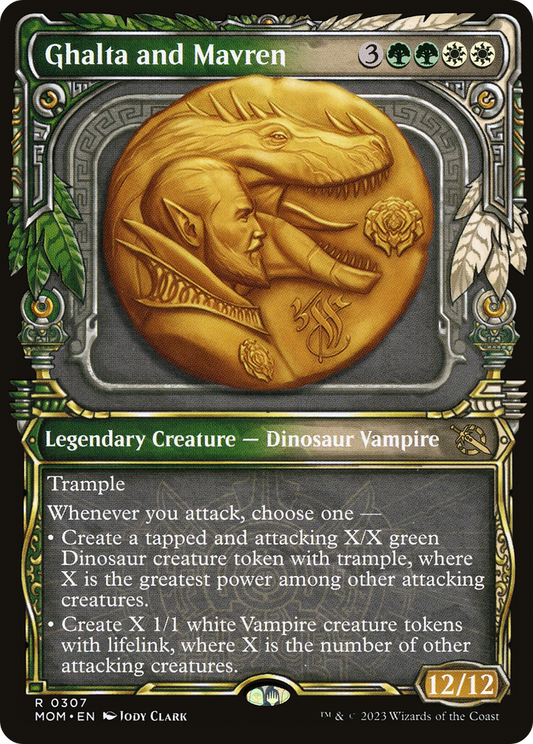 Ghalta and Mavren (MOM-307) (Showcase) (Foil)