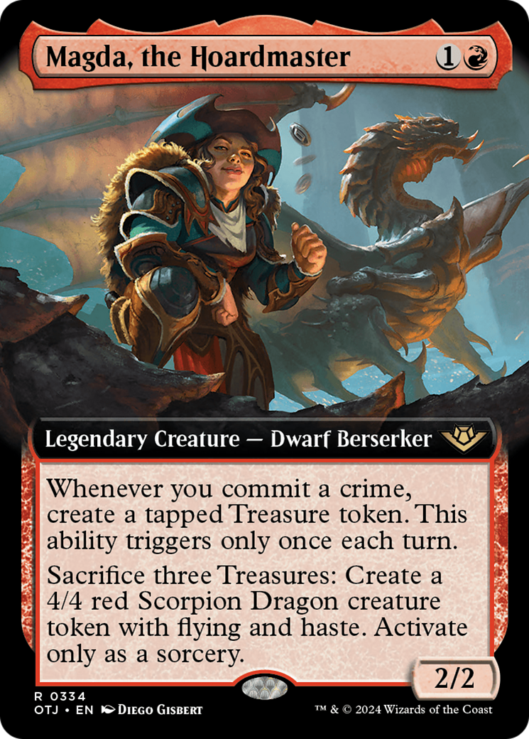 Magda, the Hoardmaster (OTJ-334) (Extended Art)