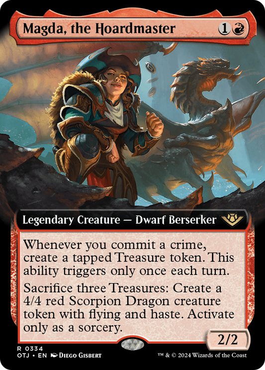 Magda, the Hoardmaster (OTJ-334) (Extended Art)
