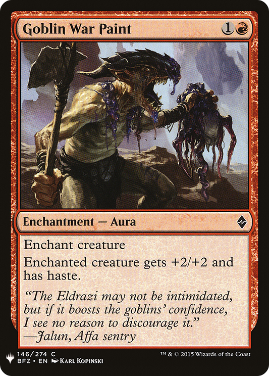 Goblin War Paint (LIST-BFZ-146)