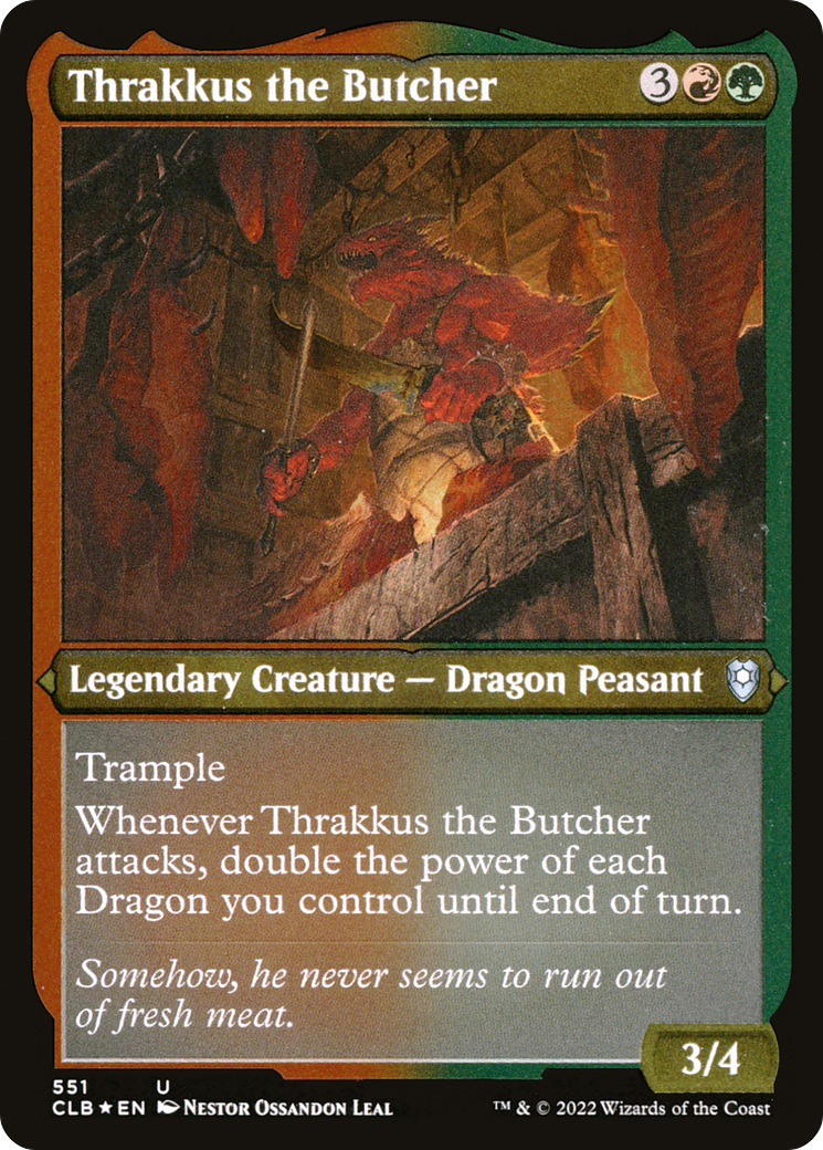 Thrakkus the Butcher (CLB-551) (Etched Foil)