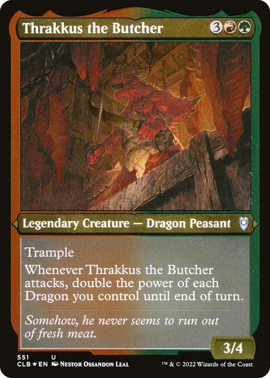 Thrakkus the Butcher (CLB-551) (Etched Foil)