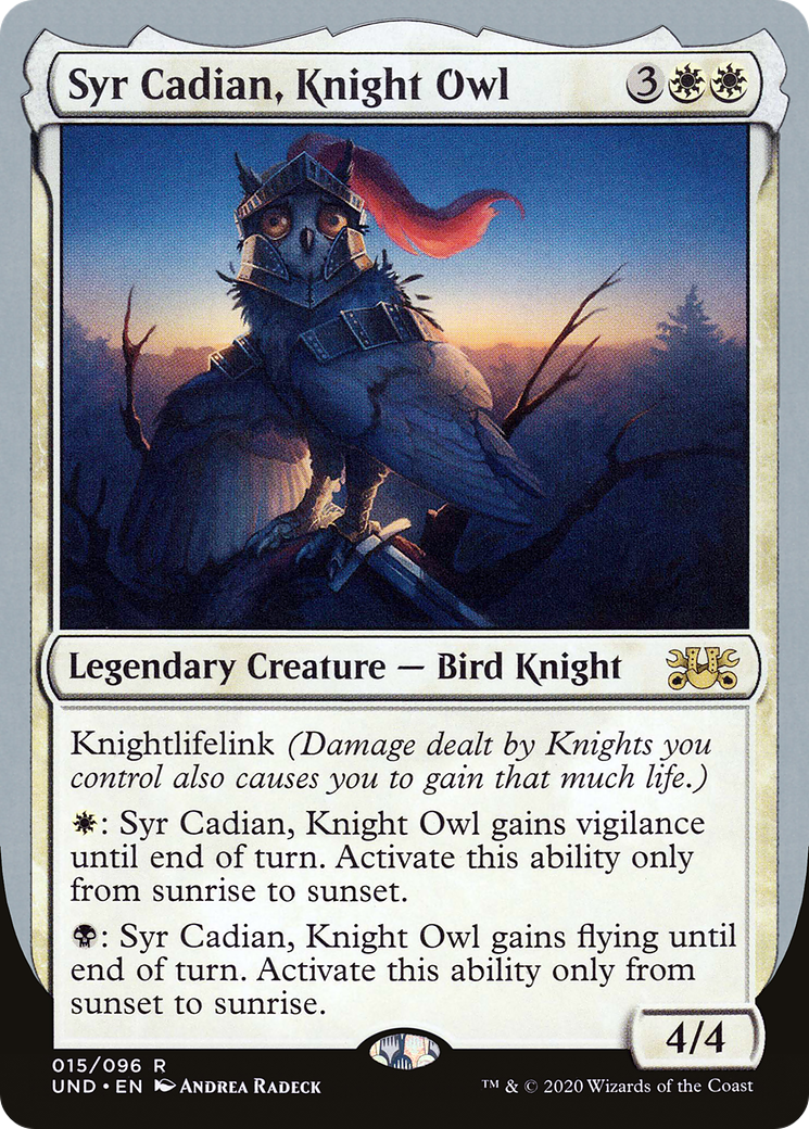 Syr Cadian, Knight Owl (UND-015)