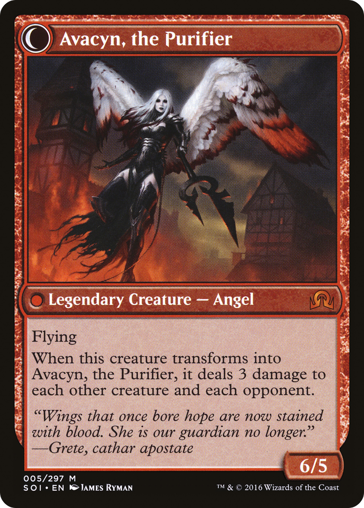 Archangel Avacyn // Avacyn, the Purifier (SOI-005) (Foil)