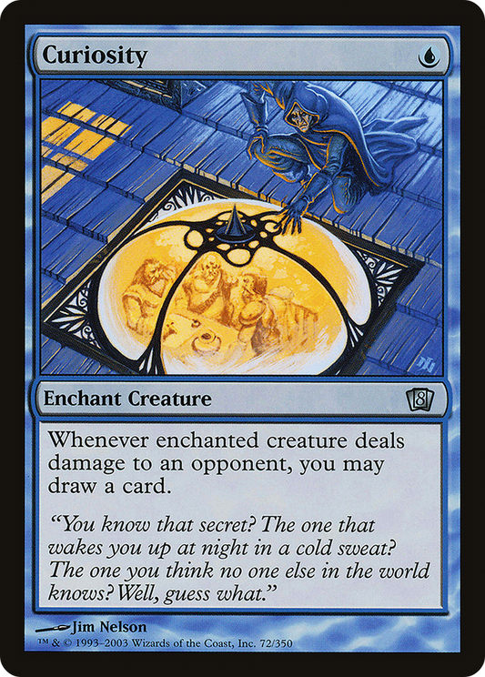 Curiosity (8ED-72★) (Foil)
