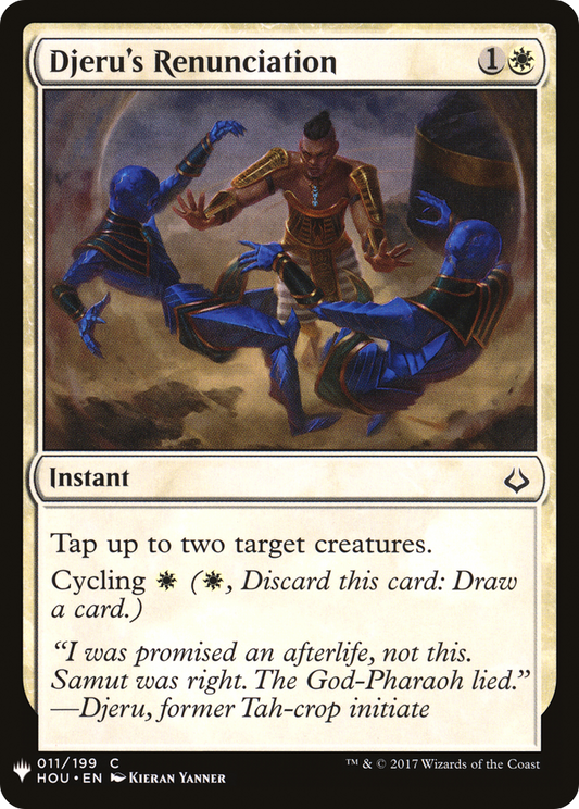 Djeru's Renunciation (LIST-HOU-11)
