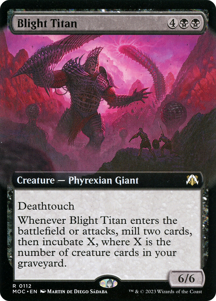 Blight Titan (MOC-112) (Extended Art)