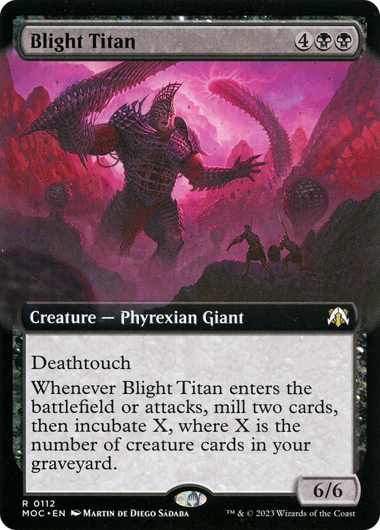 Blight Titan (MOC-112) (Extended Art)