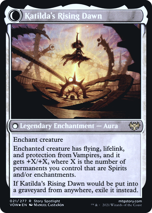 Katilda, Dawnhart Martyr // Katilda's Rising Dawn (PRE-21S) (Foil)
