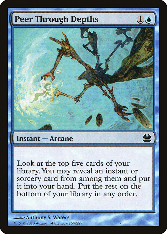 Peer Through Depths (MMA-057) (Foil)