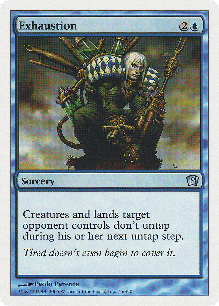 Exhaustion (9ED-076★) (Foil)