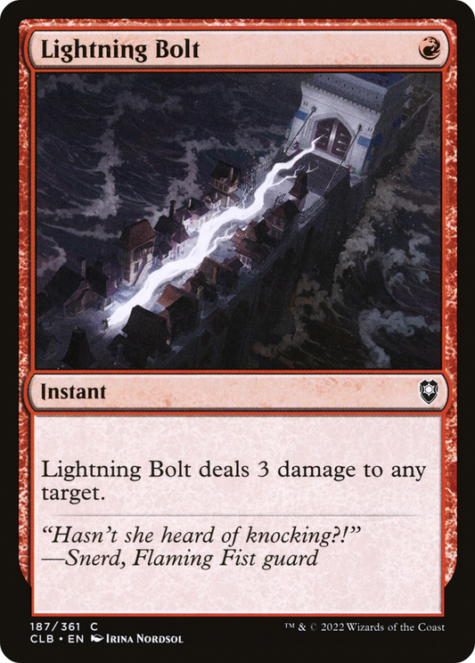 Lightning Bolt (CLB-187) (Foil)