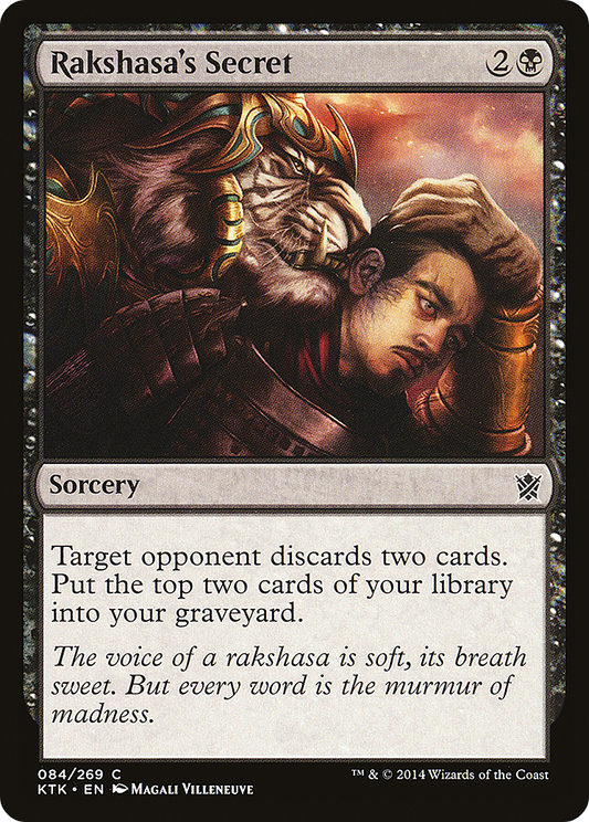 Rakshasa's Secret (KTK-084) (Foil)