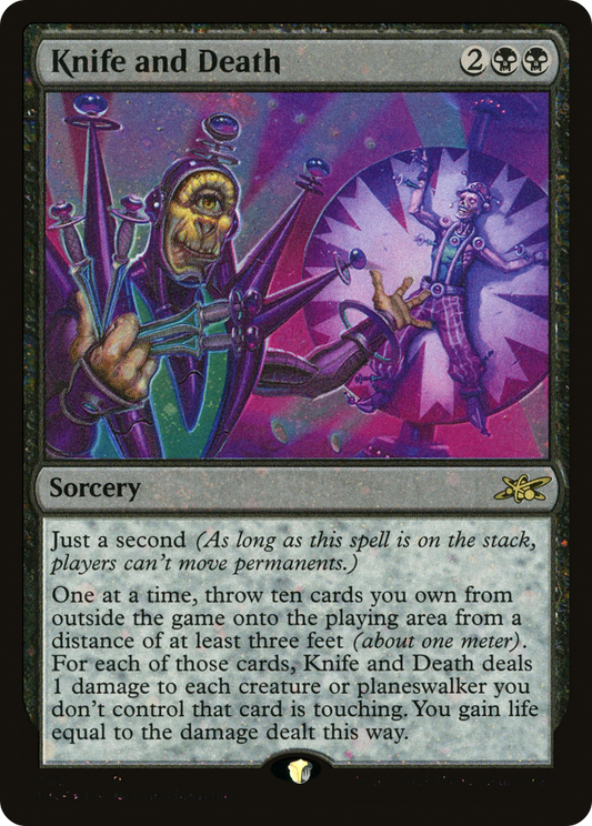Knife and Death (UNF-363) (Galaxy Foil)