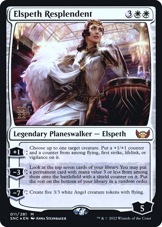 Elspeth Resplendent (PRE-11S) (Foil)