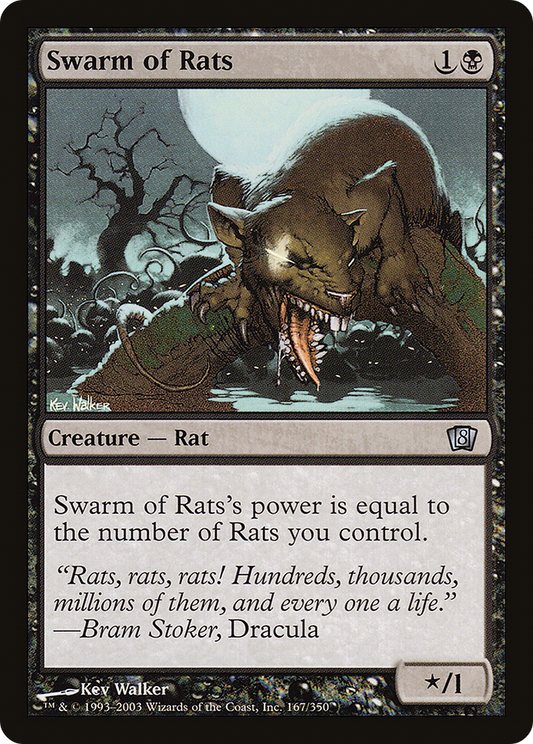 Swarm of Rats (8ED-167★) (Foil)
