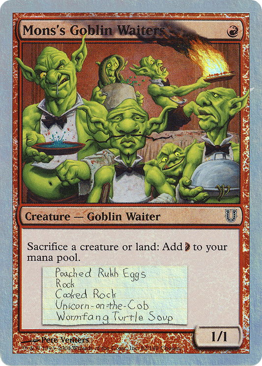 Mons's Goblin Waiters (UNH-82★) (Foil)