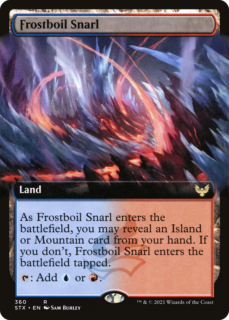 Frostboil Snarl (STX-360) (Extended Art) (Foil)