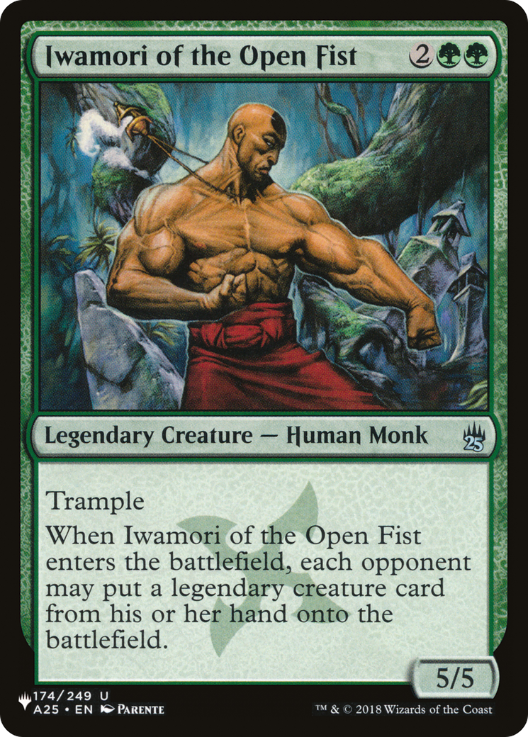 Iwamori of the Open Fist (LIST-A25-174)
