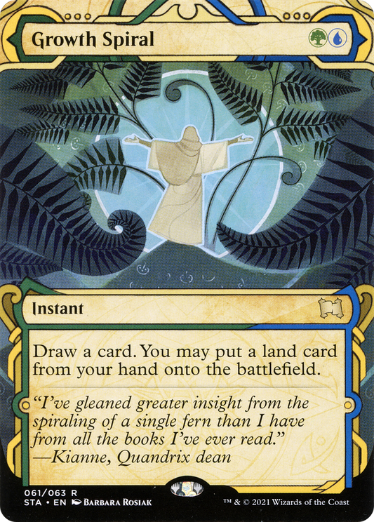 Growth Spiral (STA-061) (Showcase) (Borderless)