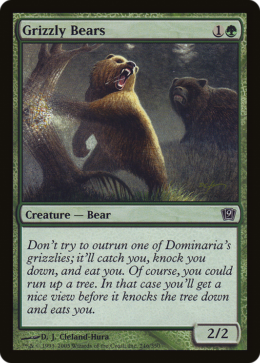Grizzly Bears (9ED-246★) (Foil)