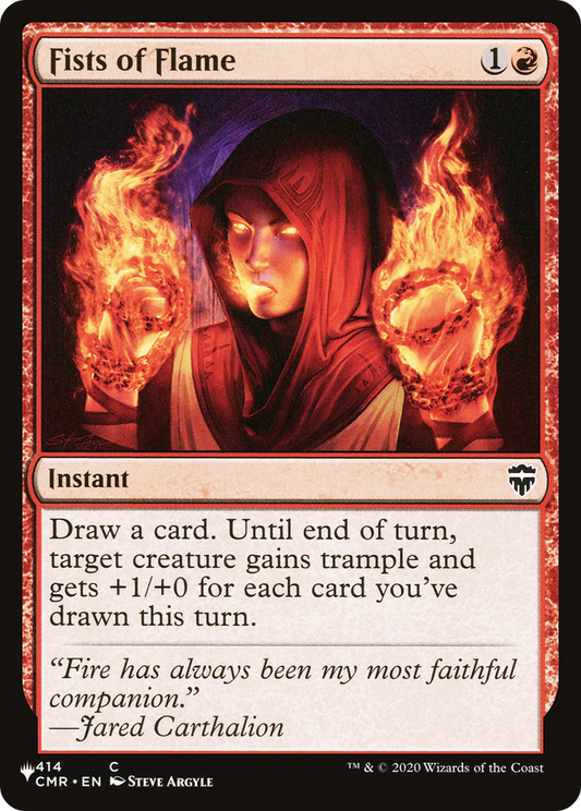 Fists of Flame (LIST-CMR-414)