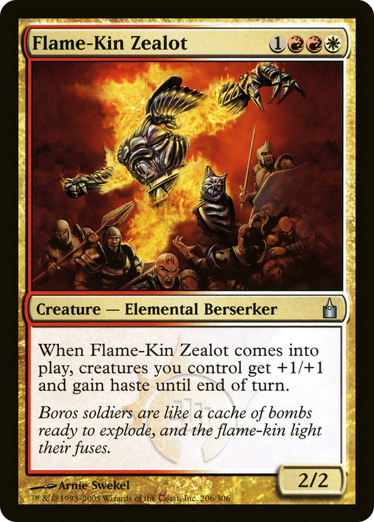 Flame-Kin Zealot (RAV-206) (Foil)