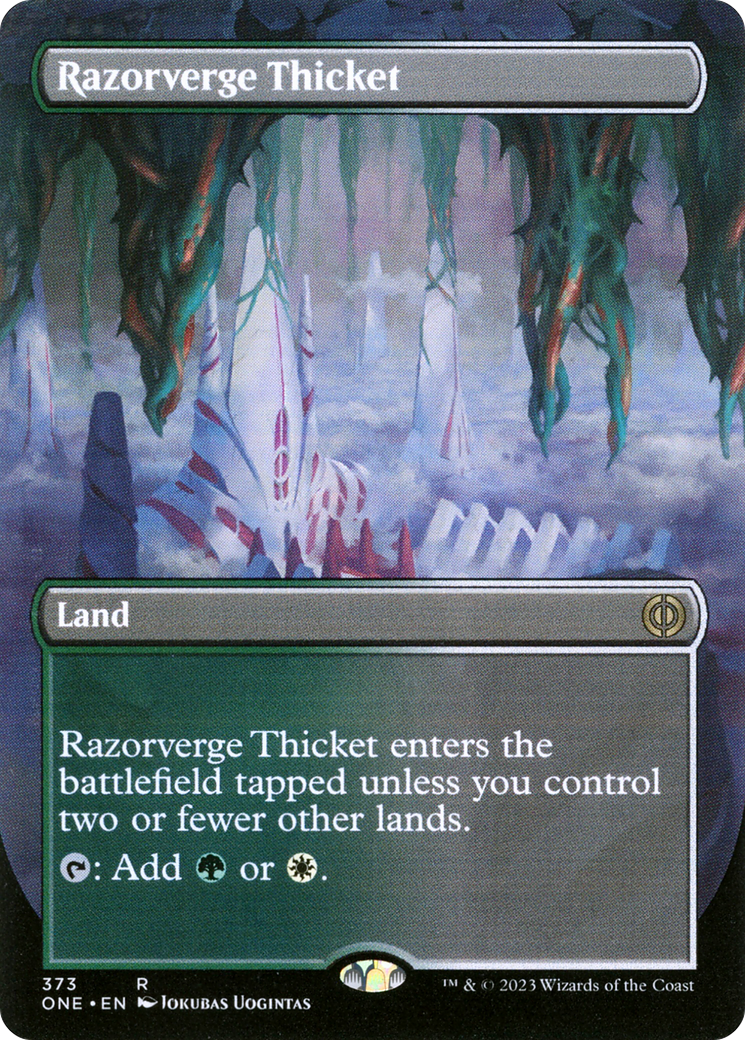 Razorverge Thicket (ONE-373) (Borderless)