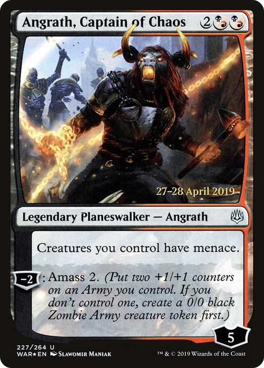 Angrath, Captain of Chaos (PRE-227S) (Foil)