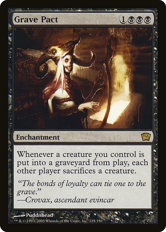 Grave Pact (9ED-135★) (Foil)