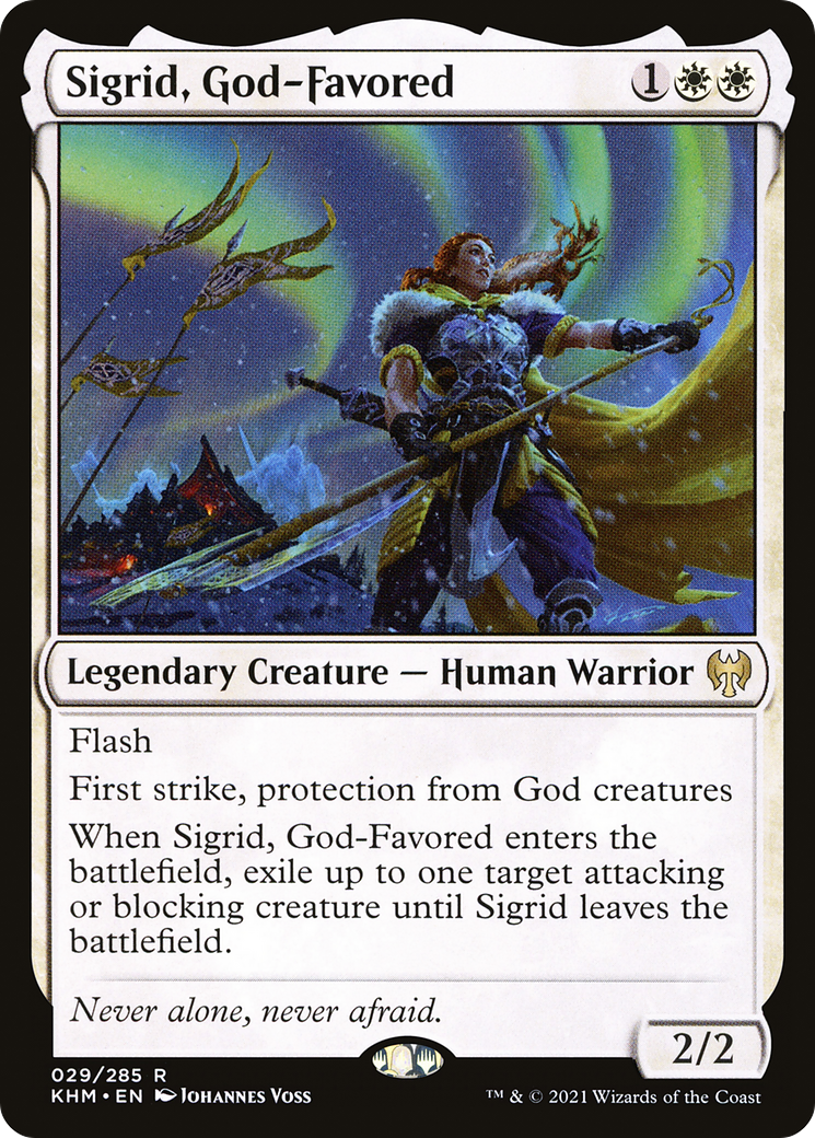 Sigrid, God-Favored (KHM-029) (Foil)