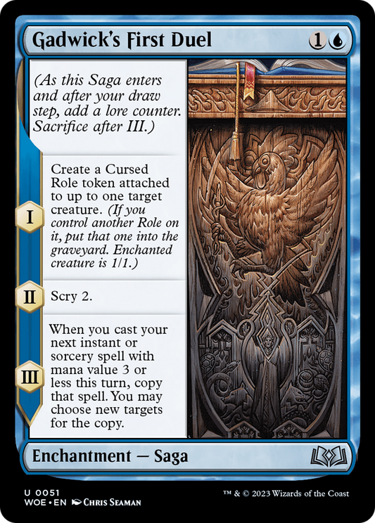 Gadwick's First Duel (WOE-051) (Foil)