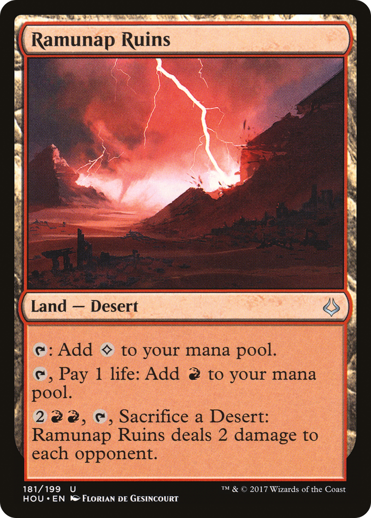Ramunap Ruins (HOU-181) (Foil)