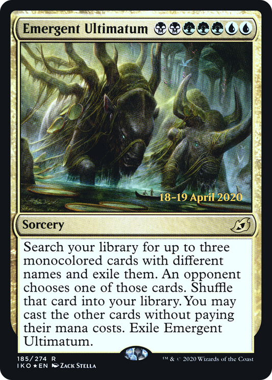 Emergent Ultimatum (PRE-185S) (Foil)