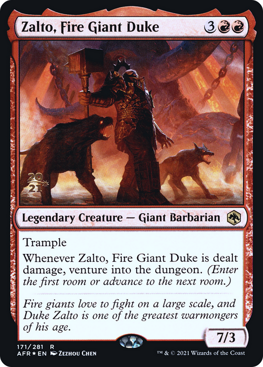 Zalto, Fire Giant Duke (PRE-171S) (Foil)