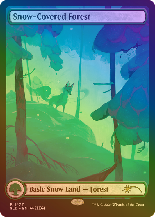 Snow-Covered Forest (SLD-1477★) (Full Art) (Foil)